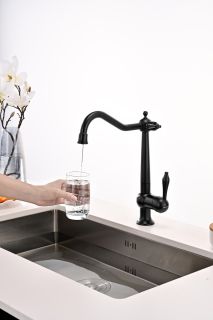 Смеситель для кухни Paulmark Retro Re213226-401 антрацит